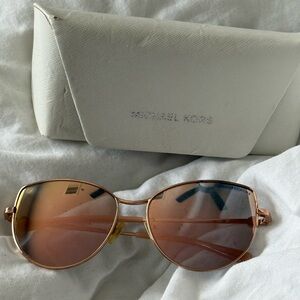 Michael Kors Gold Aviator Sunglasses